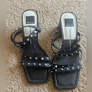 Dolce Vita Black Strap Sandal